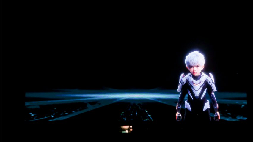 人民網(wǎng)原創(chuàng)虛擬主持人白澤。主辦方供圖