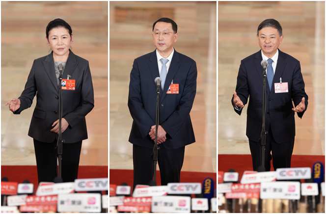 十四屆全國(guó)人大四次會(huì)議第三場(chǎng)“部長(zhǎng)通道”集中採(cǎi)訪活動(dòng)舉行